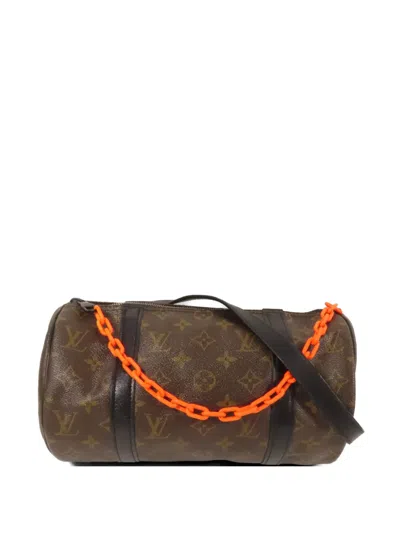 Pre-owned Louis Vuitton Papillon Messenger Crossbody Bag In Brown