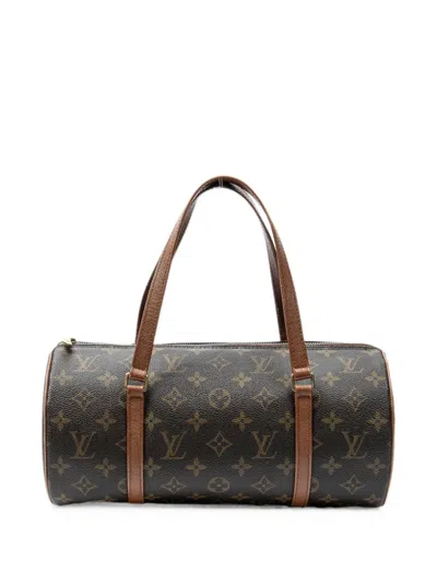 Louis Vuitton Papillon Monogram Handbag In Brown