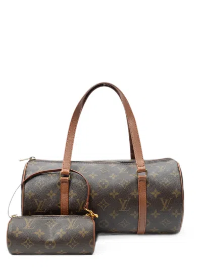 Louis Vuitton Papillon Monogram Shoulder Bag In Brown
