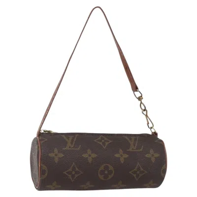 Pre-owned Louis Vuitton Papillon Pochette Monogram Canvas Brown Canvas Clutche & Pouche Bag ()