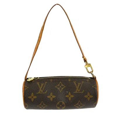 Pre-owned Louis Vuitton Papillon Pochette Monogram Canvas Brown Canvas Clutche & Pouche Bag ()