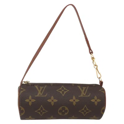 Pre-owned Louis Vuitton Papillon Pochette Monogram Canvas Brown Canvas Clutche & Pouche Bag ()