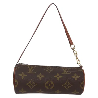 Pre-owned Louis Vuitton Papillon Pochette Monogram Canvas Brown Canvas Clutche & Pouche Bag ()