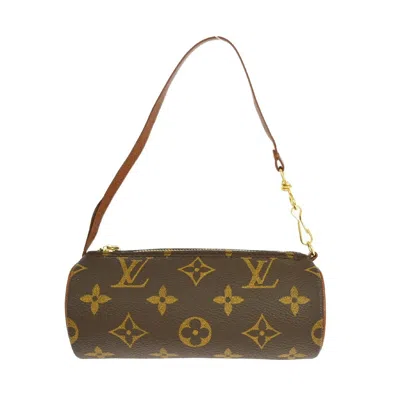 Pre-owned Louis Vuitton Papillon Pochette Monogram Canvas Brown Canvas Clutche & Pouche Bag ()