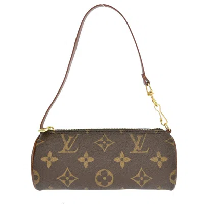 Pre-owned Louis Vuitton Papillon Pochette Monogram Canvas Brown Canvas Clutche & Pouche Bag ()