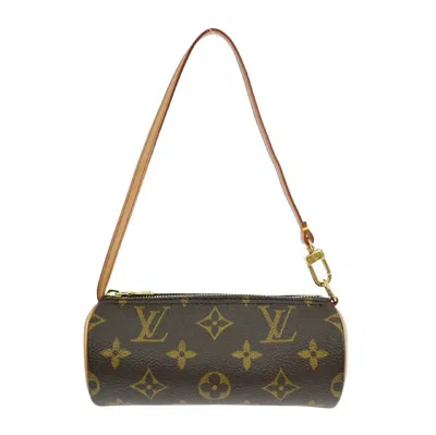 Pre-owned Louis Vuitton Papillon Pochette Monogram Canvas Brown Canvas Clutche & Pouche Bag ()