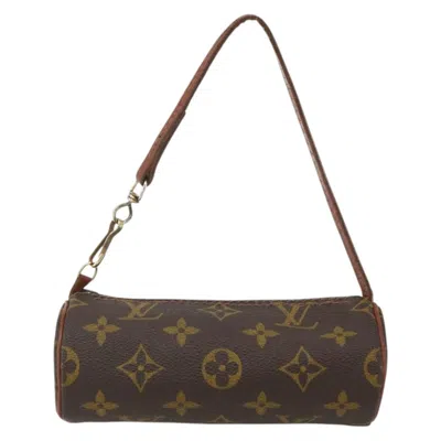 Pre-owned Louis Vuitton Papillon Pochette Monogram Canvas Brown Canvas Clutche & Pouche Bag ()