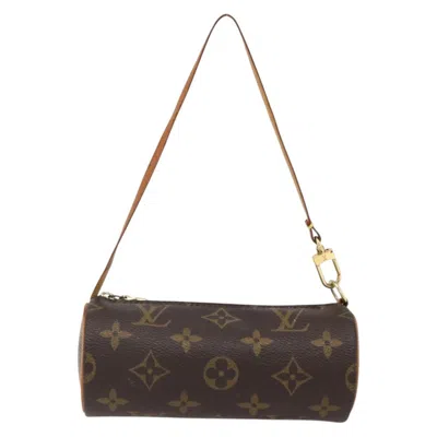 Pre-owned Louis Vuitton Papillon Pochette Monogram Canvas Brown Canvas Clutche & Pouche Bag ()