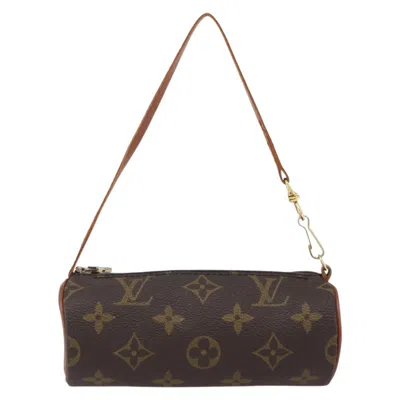 Pre-owned Louis Vuitton Papillon Pochette Monogram Canvas Brown Canvas Clutche & Pouche Bag ()