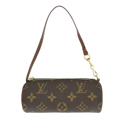 Pre-owned Louis Vuitton Papillon Pochette Monogram Canvas Brown Canvas Clutche & Pouche Bag ()