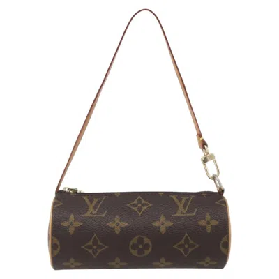 Pre-owned Louis Vuitton Papillon Pochette Monogram Canvas Brown Canvas Clutche & Pouche Bag ()
