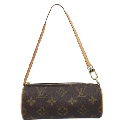 Pre-owned Louis Vuitton Papillon Pochette Monogram Canvas Brown Canvas Clutche & Pouche Bag ()