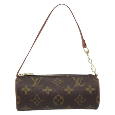 Pre-owned Louis Vuitton Papillon Pochette Monogram Canvas Brown Canvas Clutche & Pouche Bag ()