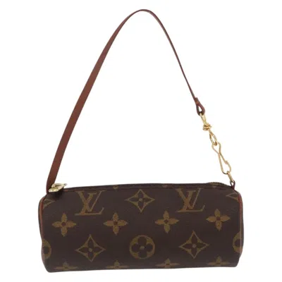 Pre-owned Louis Vuitton Papillon Pochette Monogram Canvas Brown Canvas Clutche & Pouche Bag ()