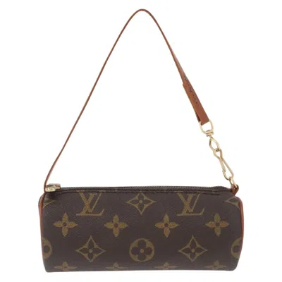 Pre-owned Louis Vuitton Papillon Pochette Monogram Canvas Brown Canvas Clutche & Pouche Bag ()