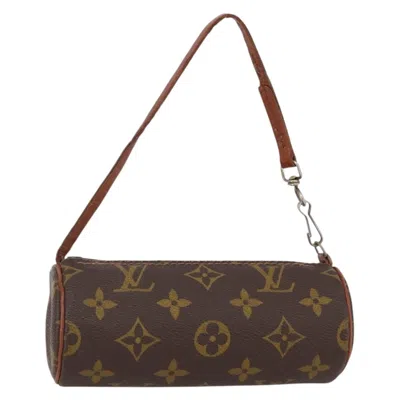 Pre-owned Louis Vuitton Papillon Pochette Monogram Canvas Brown Canvas Clutche & Pouche Bag ()