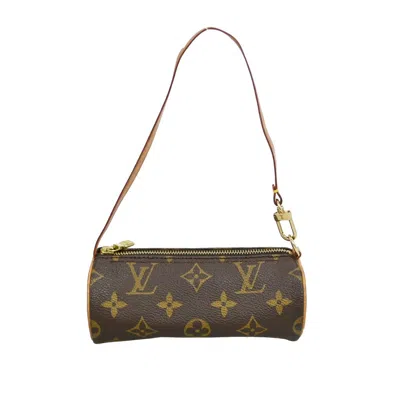 Pre-owned Louis Vuitton Papillon Pochette Monogram Canvas Brown Canvas Clutche & Pouche Bag ()