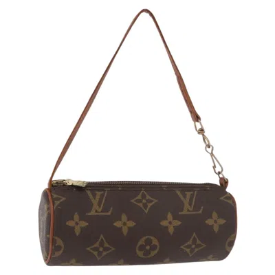 Pre-owned Louis Vuitton Papillon Pochette Monogram Canvas Brown Canvas Clutche & Pouche Bag ()