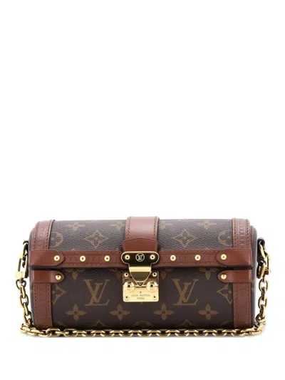 Pre-owned Louis Vuitton Papillon Trunk Bag Monogram Canvas Shoulder Bag In Brown