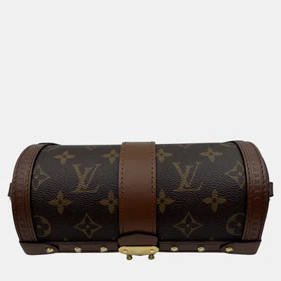 Pre-owned Louis Vuitton Papillon Trunk Brown Monogram Canvas Shoulder Bag