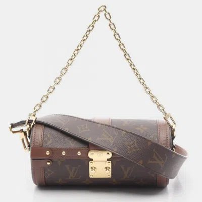 Pre-owned Louis Vuitton Papillon Trunk Monogram Brown Shoulder Bag
