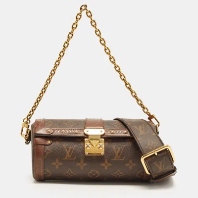 Pre-owned Louis Vuitton Papillon Trunk Monogram Canvas Bag In Brown