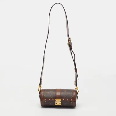 Pre-owned Louis Vuitton Papillon Trunk Monogram Canvas Bag In Brown