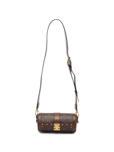 Louis Vuitton Papillon Trunk Monogram Canvas Shoulder Bag In Burgundy
