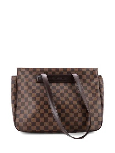 Pre-owned Louis Vuitton Parioli Handbag Damier Pm Shoulder Bag In Brown