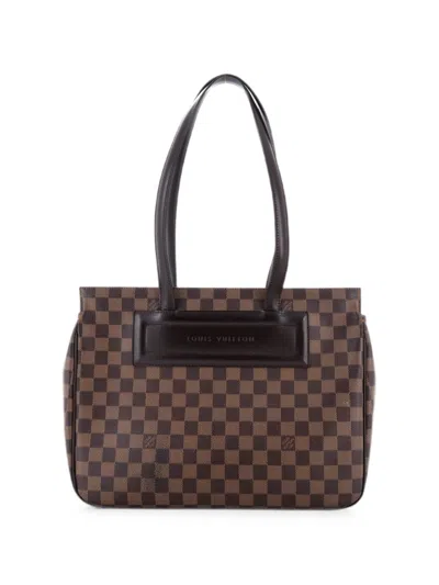 Pre-owned Louis Vuitton Parioli Handbag Damier Pm Shoulder Bag In Brown