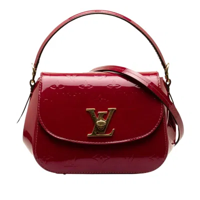 Pre-owned Louis Vuitton Pasadena Patent Leather Handbag () In Pink