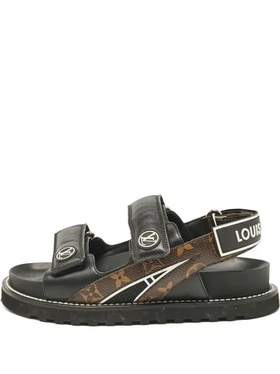 Pre-owned Louis Vuitton Paseo Flat Sandals