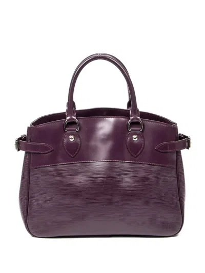 Pre-owned Louis Vuitton Passy Pm Tote Bag In Purple