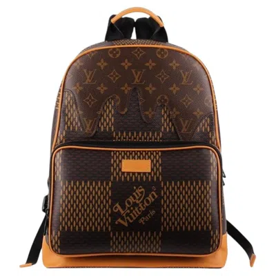 Pre-owned Louis Vuitton Patchwork Monogram Campus Wave Backpack, 2020 In Black