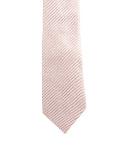 Pre-owned Louis Vuitton Pattern Print Silk Tie In Neutral