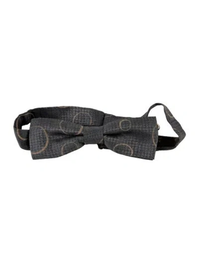 Pre-owned Louis Vuitton Pattern Print Tie In Blue