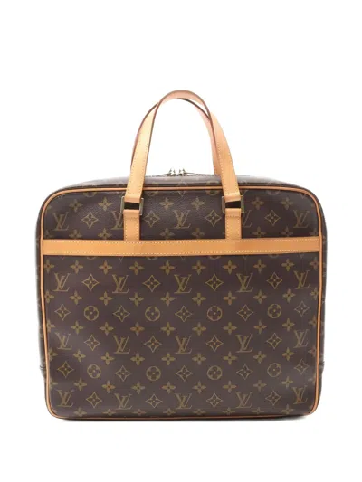 Pre-owned Louis Vuitton Pegas Monogram Leather Briefcase In Brown
