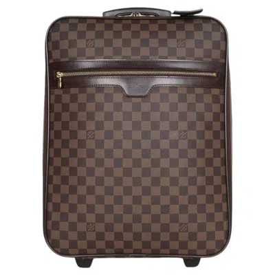 Pre-owned Louis Vuitton Pegase 45 Roller Suitcase, 2007 In Black