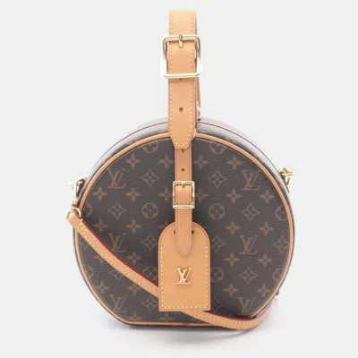 Pre-owned Louis Vuitton Petit Boîte Chapeau Brown Monogram Canvas Shoulder Bag