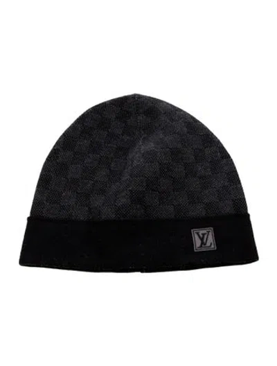 Pre-owned Louis Vuitton Petit Damier Beanie In Multi
