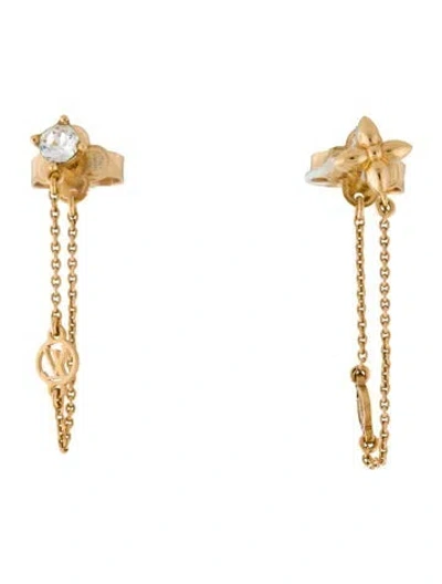 Pre-owned Louis Vuitton Petit Louis Earrings In Multi