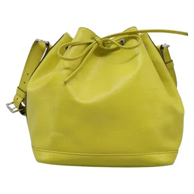 Pre-owned Louis Vuitton Petit Noé Green Leather Shoulder Bag ()