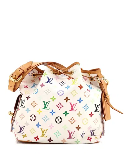 Pre-owned Louis Vuitton Petit Noe Handbag Monogram Multicolor Bucket Bag