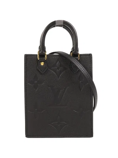 Pre-owned Louis Vuitton Petit Sac Plat Tote Bag In Black