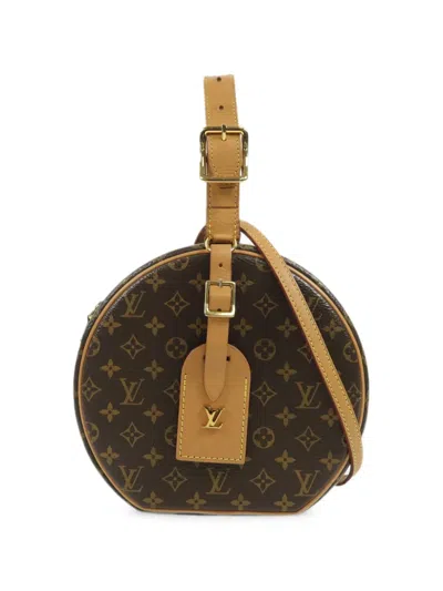 Pre-owned Louis Vuitton Petite Boite Chapeau Monogram Shoulder Bag In Brown