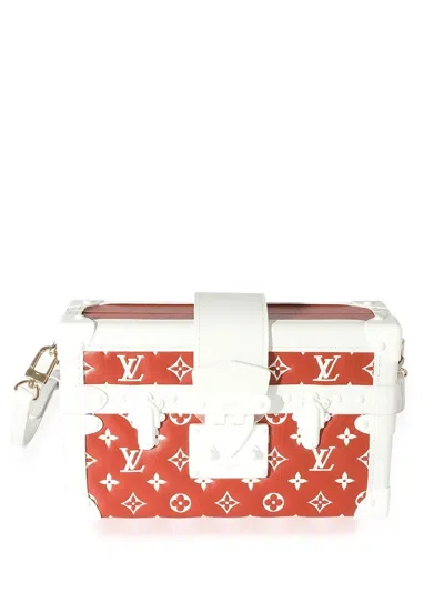 Pre-owned Louis Vuitton  Petite Trunk Bag In Red