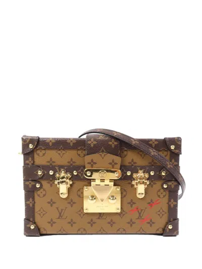 Pre-owned Louis Vuitton Petite Malle Cross-body Bag In Neutral