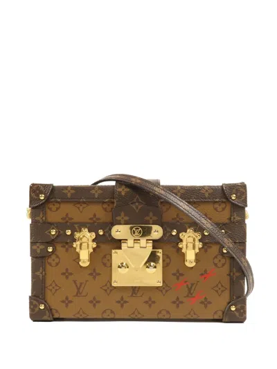 Pre-owned Louis Vuitton Petite Malle Tote Bag In Neutral