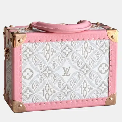 Pre-owned Louis Vuitton Petite Valise Pink Hard Mini Trunk