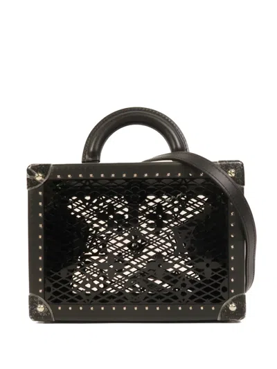 Pre-owned Louis Vuitton Petite Valise Tote Bag In Black